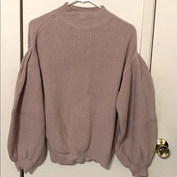 Leith Pink Balloon Sleeve Sweater size XS - Picture 1 of 3